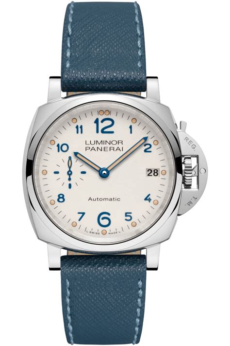 panerai due white|Panerai Luminor Due: Watches for women and for men.